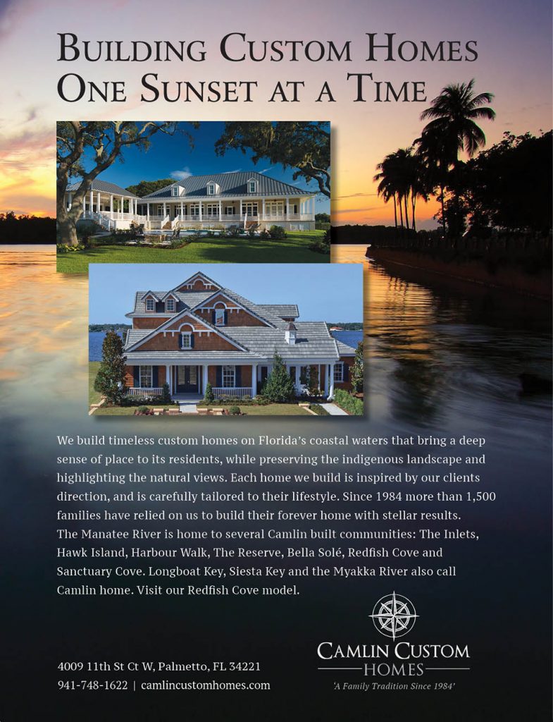 Camlin Custom Homes Sarasota Magazine Ad Camlin Custom Homes Sarasota Magazine Ad